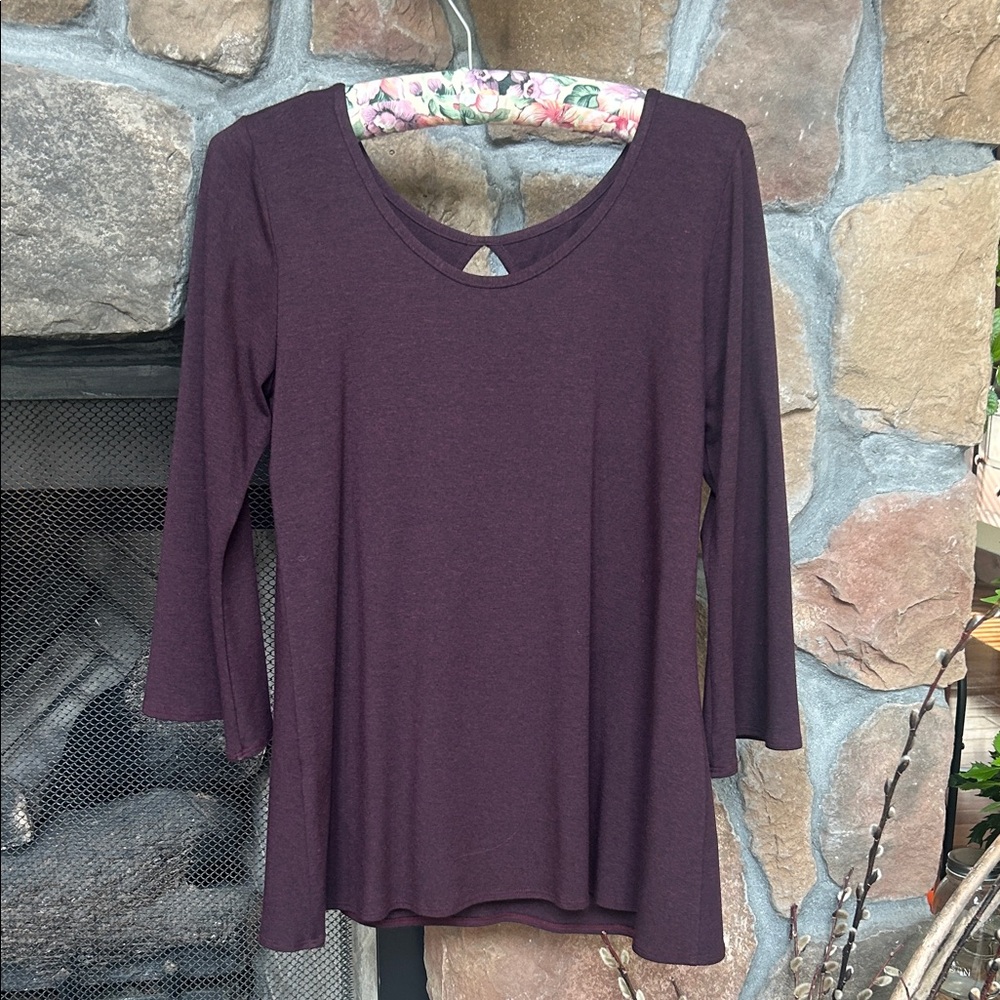 Elegant Plum Women's Top